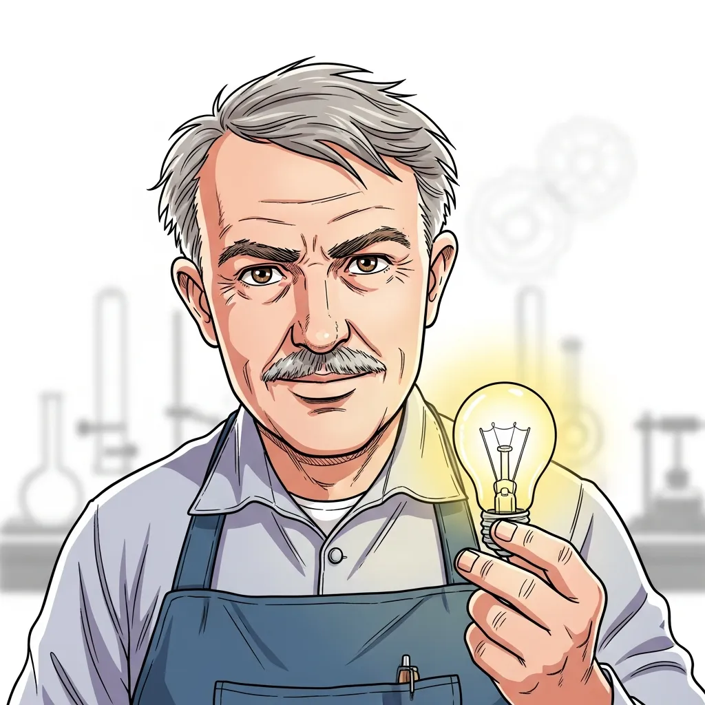 トーマス・エジソンのポートレート