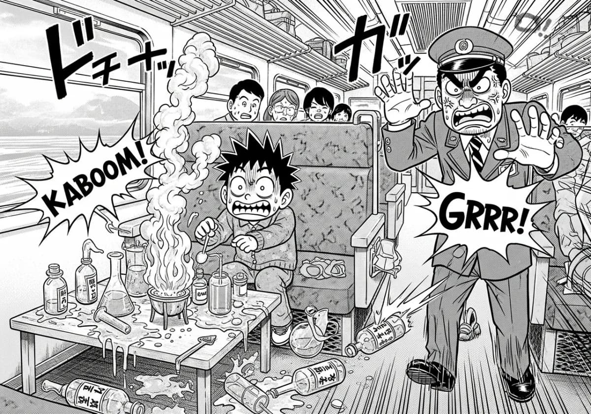 第2話:列車が燃えた!