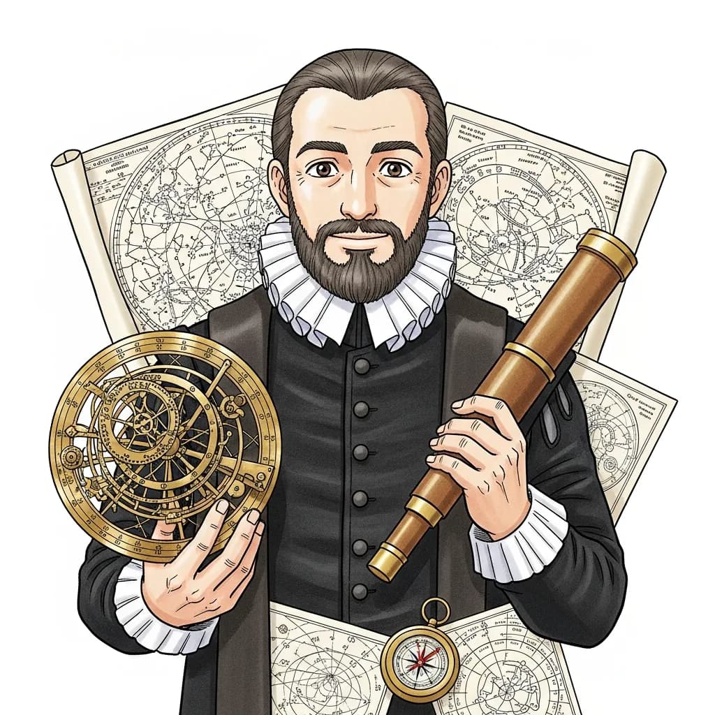 ヨハネス・ケプラーのポートレート